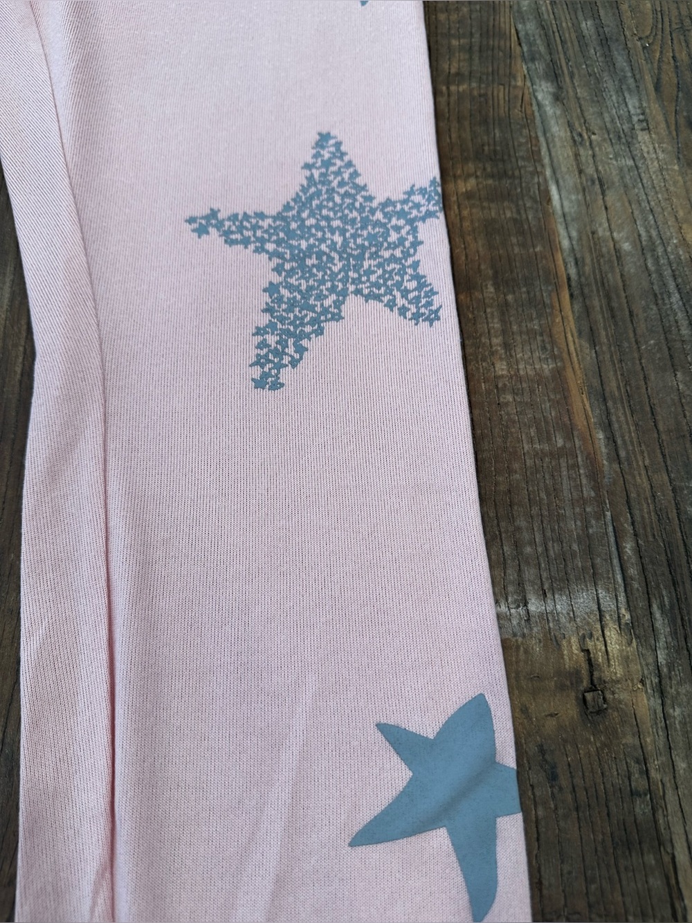 HUE Pink Star Print woman Pajama Set - Picture 3 of 11